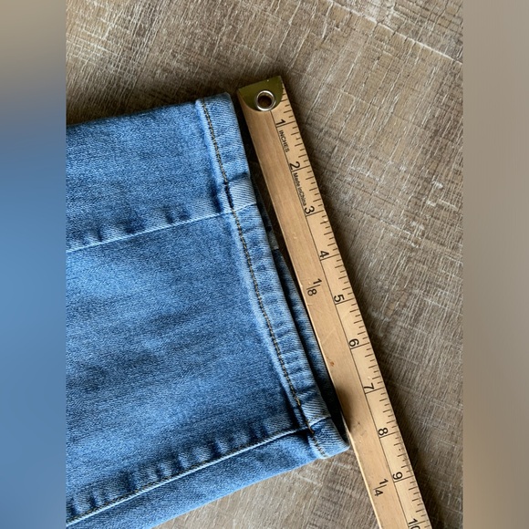 Anthropologie Pilcro women’s barrel Leg Jeans 28 ankle baggy pleat denim balloon - Picture 5 of 13